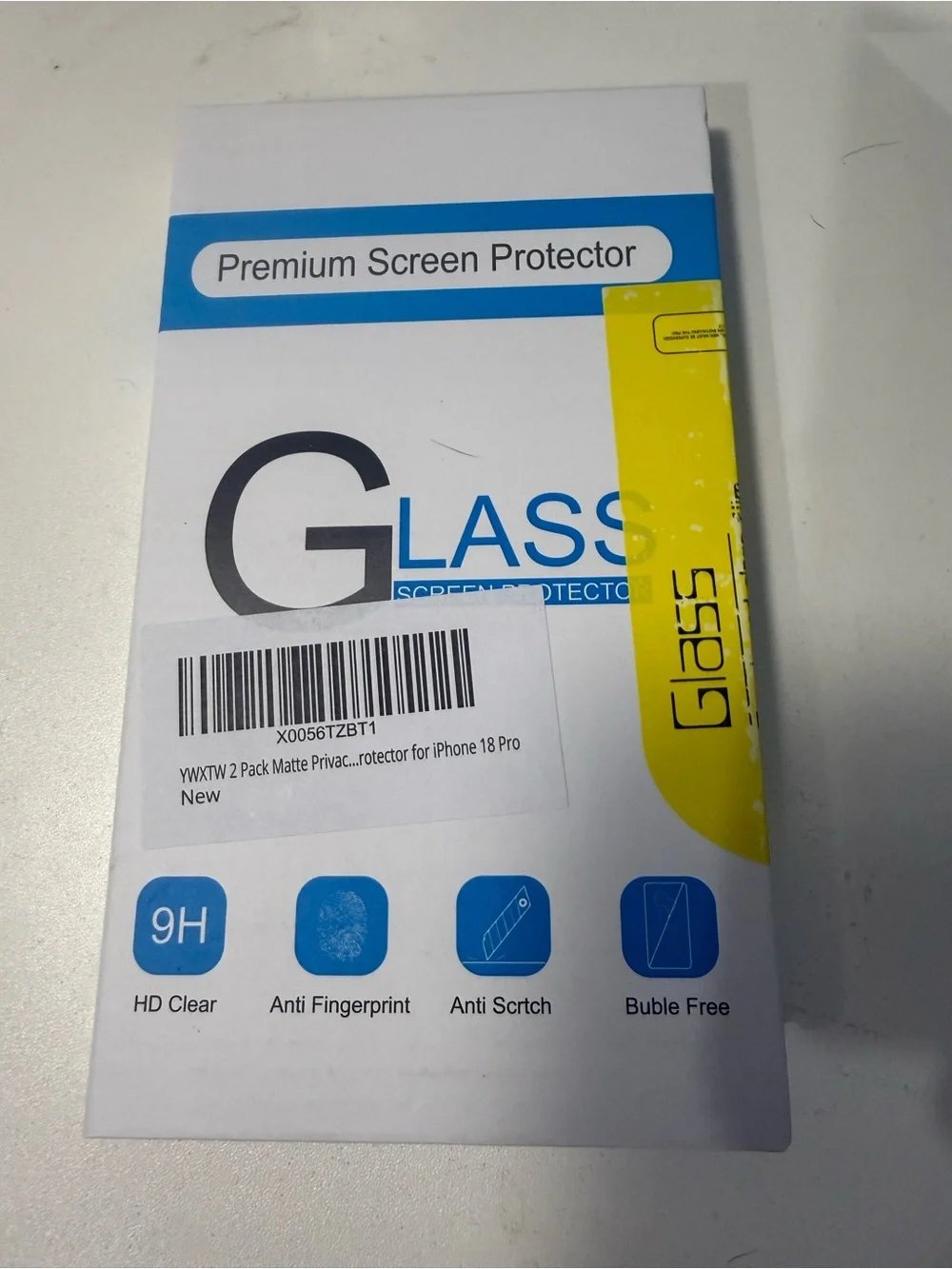 Matte Privacy Tempered Glass Screen Protector